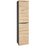 Innostyle Büroschrank MEMPHIS 1-türig GH05 Front Artisan Eiche Korpus Graphit