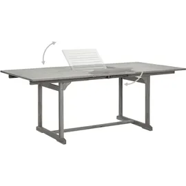 vidaXL Garten-Essgruppe 7-tlg. grau 47278