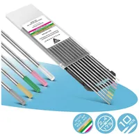 STAHLWERK Wolframelektroden Gold, Grau, Pink, Weiß, Grün 2,4 mm
