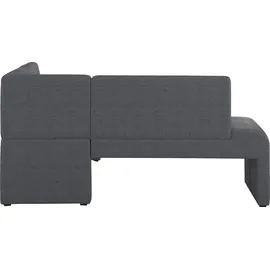 Home Affaire Bologna 180 x 84 x 140 cm Struktur grob langer Schenkel links dunkelgrau