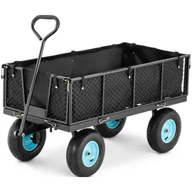 Hillvert Bollerwagen faltbar schwarz