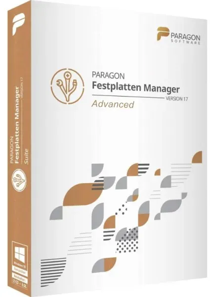 Paragon Festplatten Manager 17 Advanced | Windows | Download + Produktschlüssel