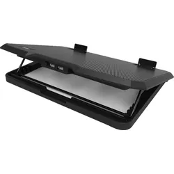 PORT Designs PORT Ergonomic Cooler Pro - Notebook-Lüfter - mit 2-Port-USB-Hub -