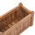 vidaXL Hochbeet Massivholz Teak 50 x 25 x 25 cm