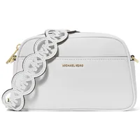 Michael Kors Jet Set Small Umhängetasche Leder Gold/Weiß