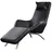 KAWOLA Relaxliege CAVAL Leder 79 x 95 x 157 cm schwarz