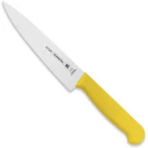 Tramontina Kochmesser, 20 cm, Chrom-Molybdän-Stahl, Sub Zero Verfahren, 56° Rockwell, rostfrei, beidseitig geschliffen, rutschfester Griff