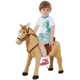 Homcom Reitpferd Spielpferd für Kinder Stehpferd mit Sound