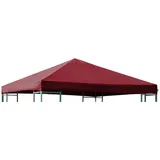 FRG Ersatzdach 3x3 Meter 3 x 3 m Bordeaux