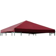 FRG Ersatzdach 3x3 Meter 3 x 3 m Bordeaux