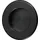 Hermeta Muschelgr.Alu schwarz pulv.rd.EL.-D.35mm