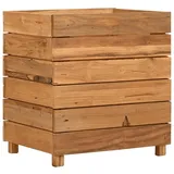furnicato Hochbeet 50 x 40 x 55 cm Braun
