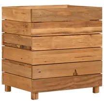 furnicato Hochbeet 50 x 40 x 55 cm Braun