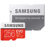 Samsung microSDHC EVO Plus 256GB Class 10 100MB/s UHS-I U3 + SD-Adapter