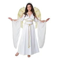 California Costumes Kostüm Engel-Kostüm für Damen weiss 3-teilig weiß XL (44/46)