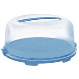 Rotho Fresh Kuchenbehälter rund, Kunststoff blau