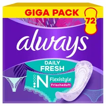 Always Slipeinlagen Daily Fresh Flexistyle Normal 72 St.