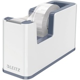 Leitz WOW Duo Colour Klebeband-Abroller weiß/grau,