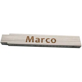 Heka Zollstock Marco 2 m, weiß