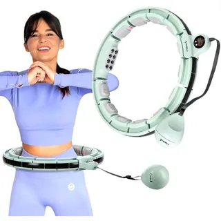 HMS Hhm13 Hula Hop Grün mit Magneten und Gewichten + Zähler Hms - Grün
