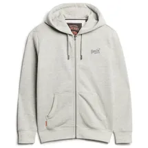 Superdry Essential Logo Zip Kapuzenjacke Herren Grau S