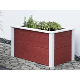 BM Massivholz BM TYP 523 Hochbeet 106 x 65 x 60 cm Schwedenrot