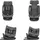 KIKKABOO i-Size Kindersitz i-Hike (40-150 cm) Isofix, 360° drehbar, verstellbar grau - Grau/Schwarz