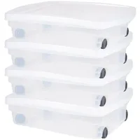 Ondis24 Aufbewahrungsbox 71 x 17,5 x 49 cm 18-tlg. transparent