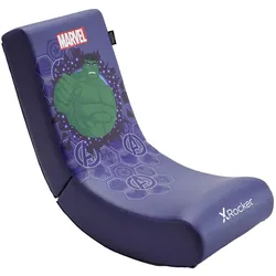 X Rocker MarvelTM Hulk Floor Rocker Gaming-Bodensessel für Kinder & Jugendliche - lila