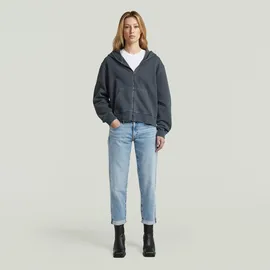G-Star Damen Washed Zip Relaxed Sweatshirt - L