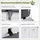 Costway Gartenschrank 118 x 63 x 94 cm Grau/Weiß