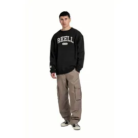Reell Team Crewneck Sweatjacke Herren Schwarz S