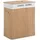 Homcom Wäschekorb mit Deckel Segeltuchsack aus Bambus Natur 100L 52 x x cm