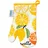Kracht Küchen Textilien Limoncello Baumwoll Kochhandschuh bedruckt 20x30 cm bunt 2er Pack - bunt