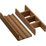 Hansgrohe IntraStoris Inneneinteilung 54231630 für Schubkasten, 130x320/1375x550mm, Nussbaum dunkel