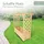 holz4home holz4home® Pflanzkasten mit Dach aus Tannenholz inkl. Vlieseinlage M