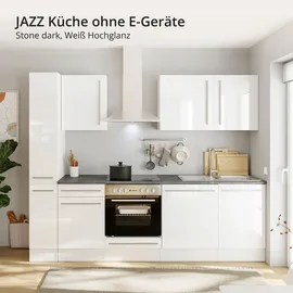 BASIC by Balculina Küchenzeile Jazz 250 cm weiß
