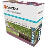 GARDENA Micro-Drip-System Tropfbewässerung Hecken/Büsche Set 25 m 13500-20