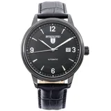 Riedenschild Automatikuhr Schwarz Lederband 42 mm RS7605-03