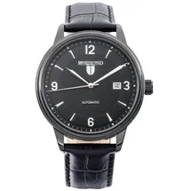 Riedenschild Automatikuhr Schwarz Lederband 42 mm RS7605-03