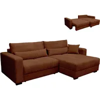 Funktionsecke - kupfer - Boxspringfederung - Dauerschläfer mit Staukasten