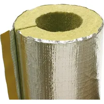Feuer-Anker Rauchrohrisolierung Aluminium 1m 80mm Silber