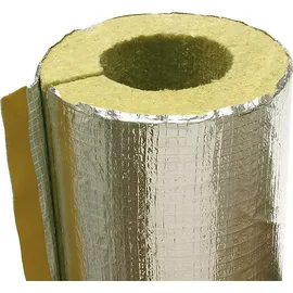 Feuer-Anker Rauchrohrisolierung Aluminium 1m 80mm Silber
