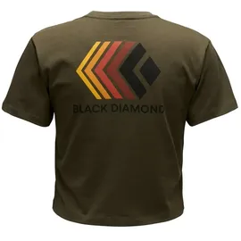 Black Diamond Faded Crop Dark Moss S