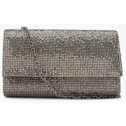Clutch - Damen - grau