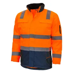 Warnschutz Parka "MOTION TEX VIZ" - S - orange/blau