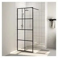 vidaXL Duschwand für Begehbare Dusche mit Klarem ESG Glas 80x195 cm