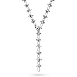 Liebeskind Berlin Kette Spikes Silber Edelstahl
