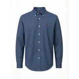 MCS Langarmhemd Blau M