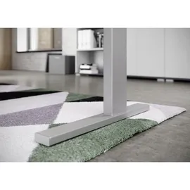 Germania Schreibtisch GW-Profi 2.0 160 cm lichtgrau/silber